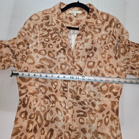 NWT Favorite Daughter Icon Dress Leo Vibes Button Down Long Sleeve Dress Size 12 - Picture 6 of 10